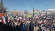 گزارش تصویری از لبیک مردم یاسوج به راهپیمایی ۲۲بهمن