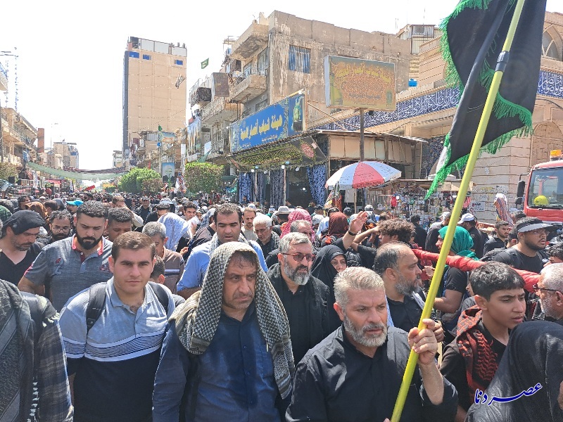 حضور محمد بهرامی در پیاده روی اربعین/ عکس