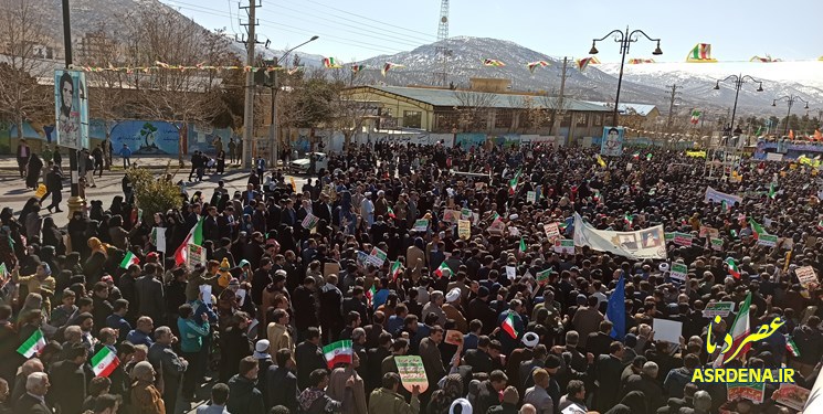 راهپیمایی 22 بهمن در یاسوج با شکوه تر از سالهای گذشته و بی‌نظیر برگزار شد+ عکس و فیلم