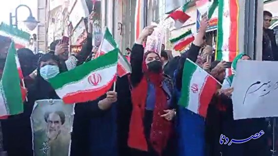 فیلم | رقص و شادی بانوان یاسوجی در  مراسم ۲۲ بهمن