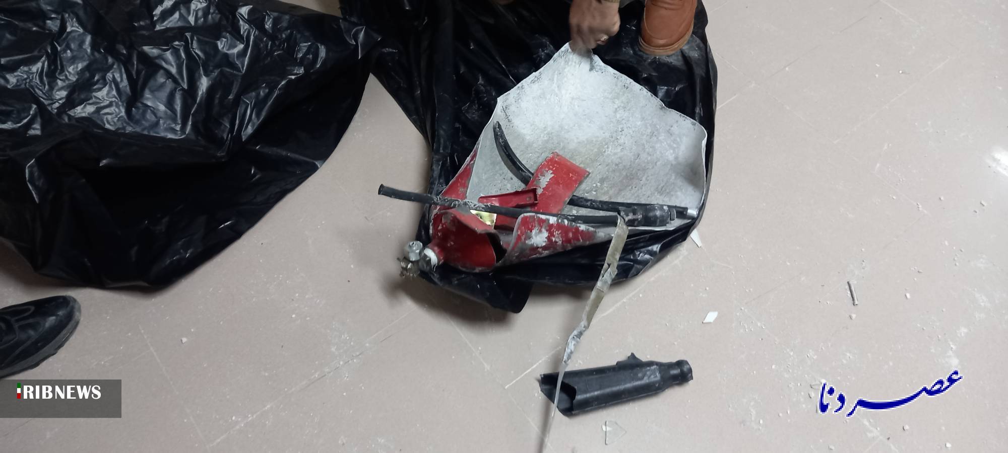 انفجار کپسول آتش‌نشانی در بیمارستان امام سجاد(ع) یاسوج