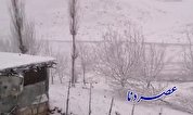 فیلم| بارش برف در منطقه دلی رون مارگون