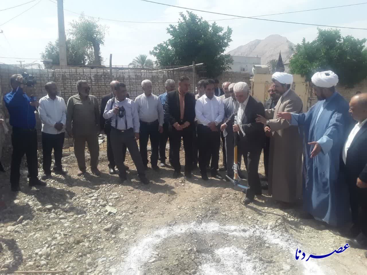 عملیات اجرایی ساخت زایرسرا در حرم امامزاده جعفر (ع)گچساران آغاز شد