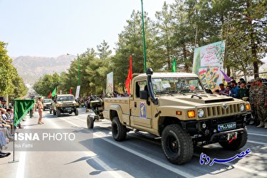 گزارش تصویری مراسم رژه نیروهای مسلح - یاسوج