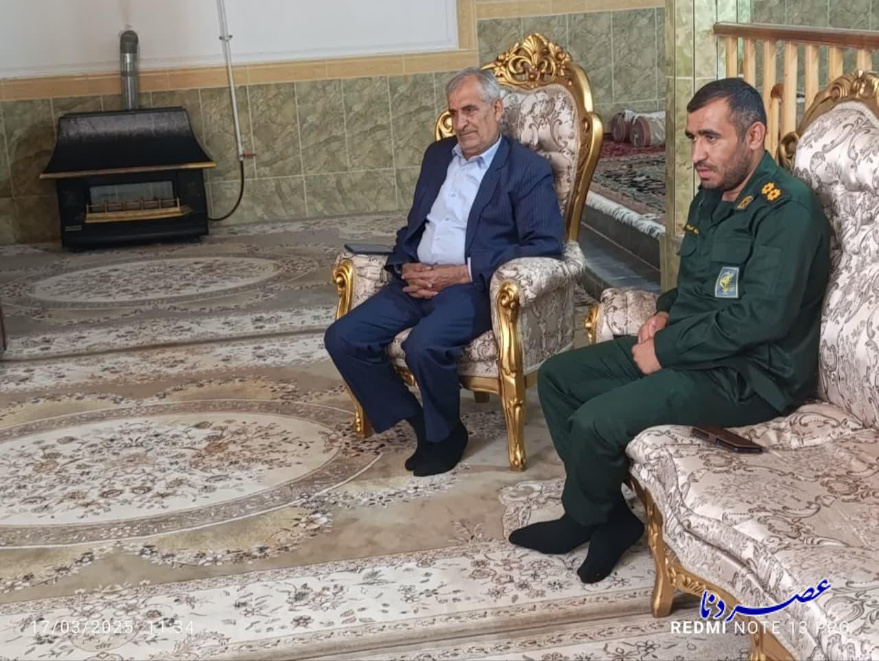 سرکشی سبزپوشان گردان 487 امام حسین«ع» با خانواده شهیدان کیان‌نژاد در دهدشت