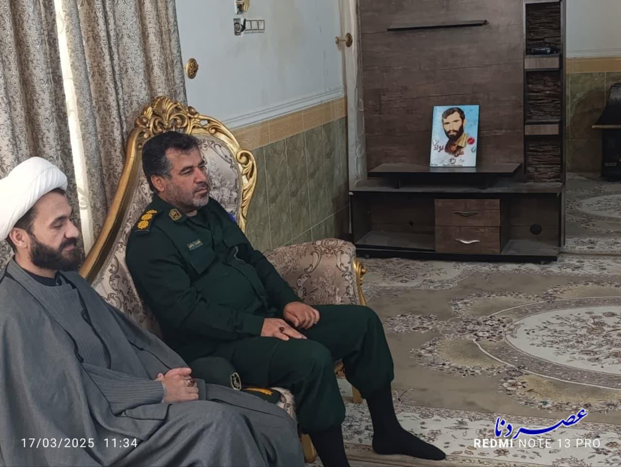 سرکشی سبزپوشان گردان 487 امام حسین«ع» با خانواده شهیدان کیان‌نژاد در دهدشت