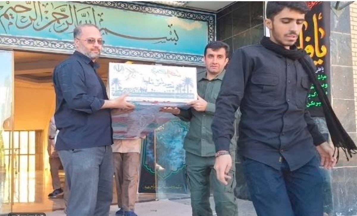 ورود پیکر مطهر شهدای گمنام به یاسوج