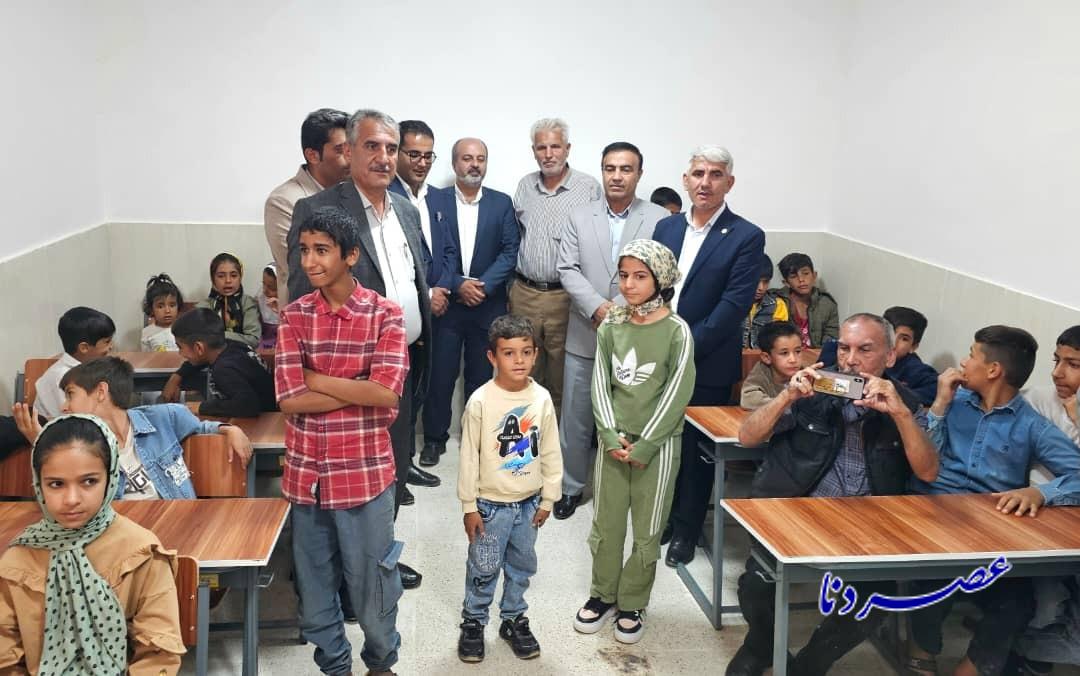 کلنگ‌زنی و افتتاح دو مدرسه جدید در شهرستان دنا+عکس