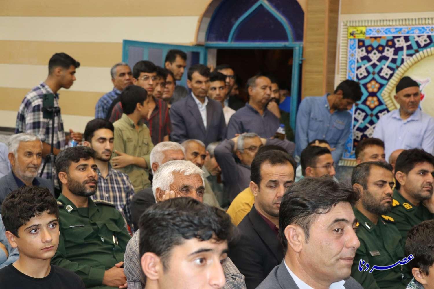 گزارش تصویری | آیین گرامیداشت شهدای خدمت با حضور مشاور فرمانده سپاه قدس  در دهدشت