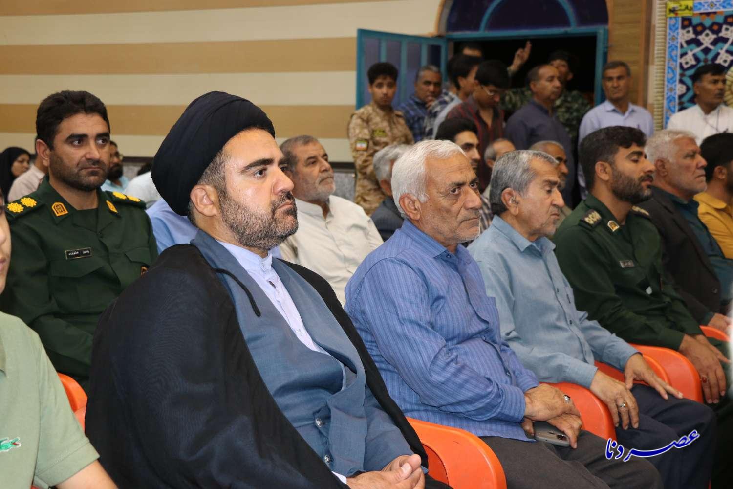 گزارش تصویری | آیین گرامیداشت شهدای خدمت با حضور مشاور فرمانده سپاه قدس  در دهدشت