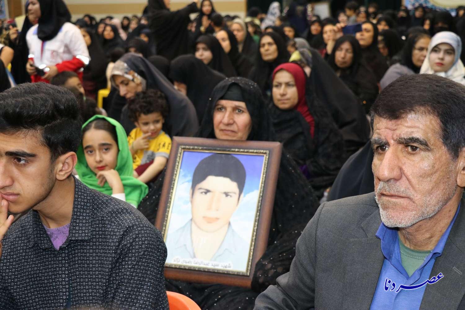 گزارش تصویری | آیین گرامیداشت شهدای خدمت با حضور مشاور فرمانده سپاه قدس  در دهدشت