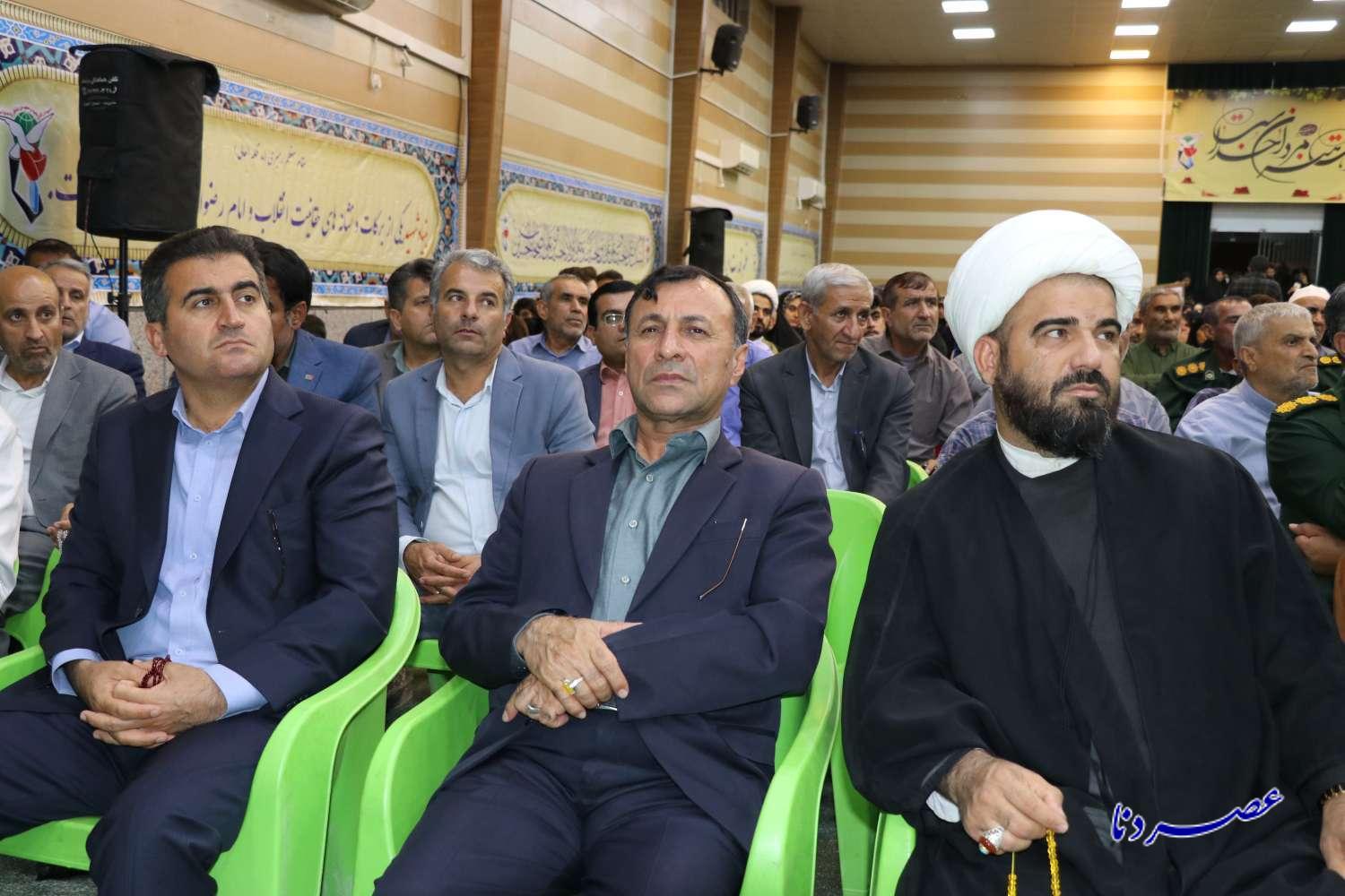 گزارش تصویری | آیین گرامیداشت شهدای خدمت با حضور مشاور فرمانده سپاه قدس  در دهدشت
