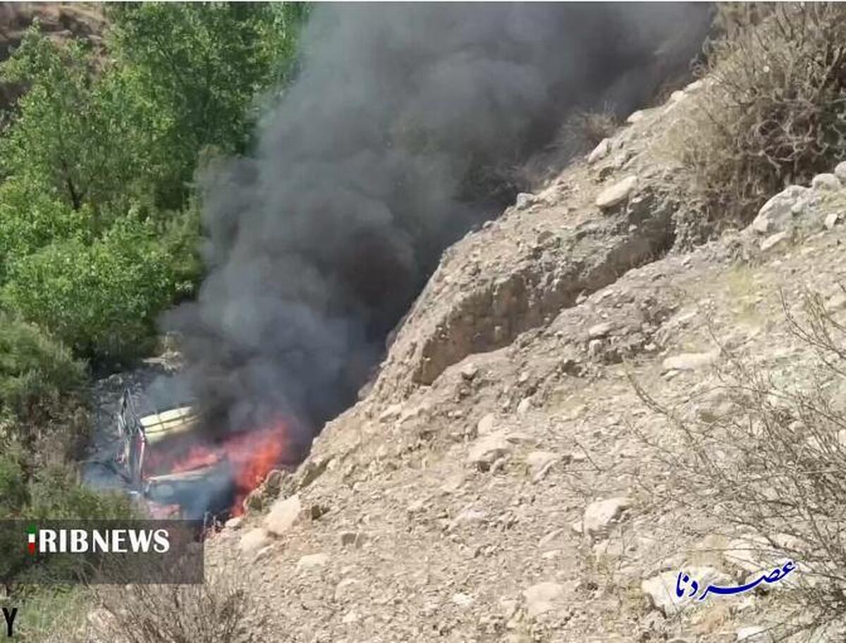 آتش سوزی خودرو و فوت راننده در فیلگاه  پوشش ضعیف آنتن دهی تلفن همراه و تاخیر در امدادرسانی
