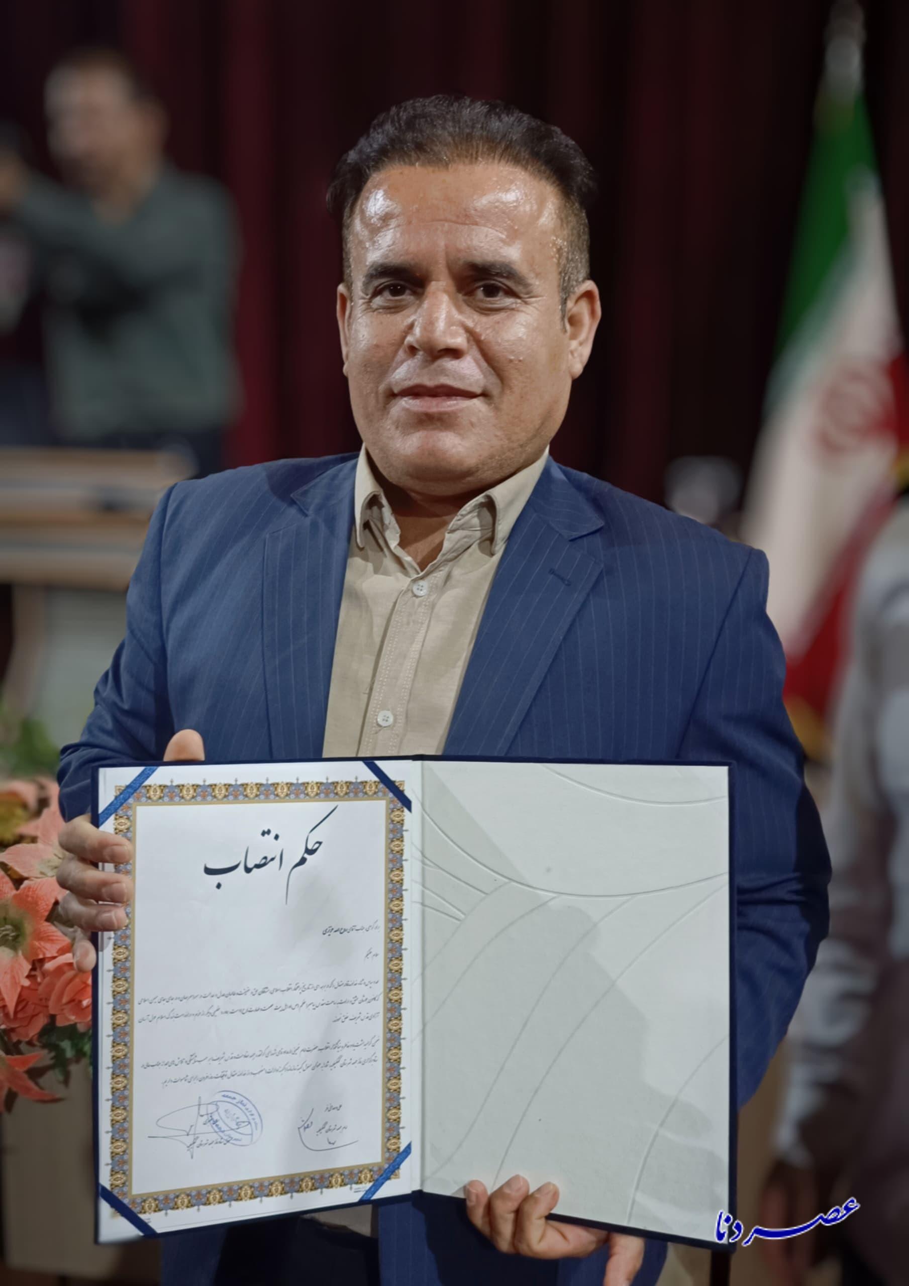 مسئول جدید مسئول کمیته  دستگاهی سازمان‌ها در ستاد نماز جمعه دهدشت منصوب شد