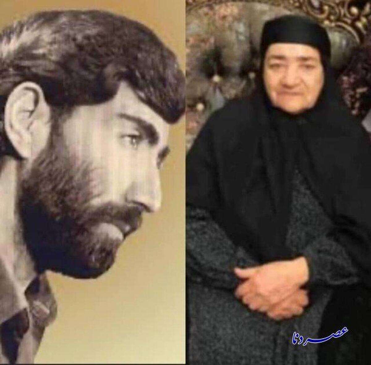 مادر شهید «کرامت الله ایزدپناه» آسمانی شد