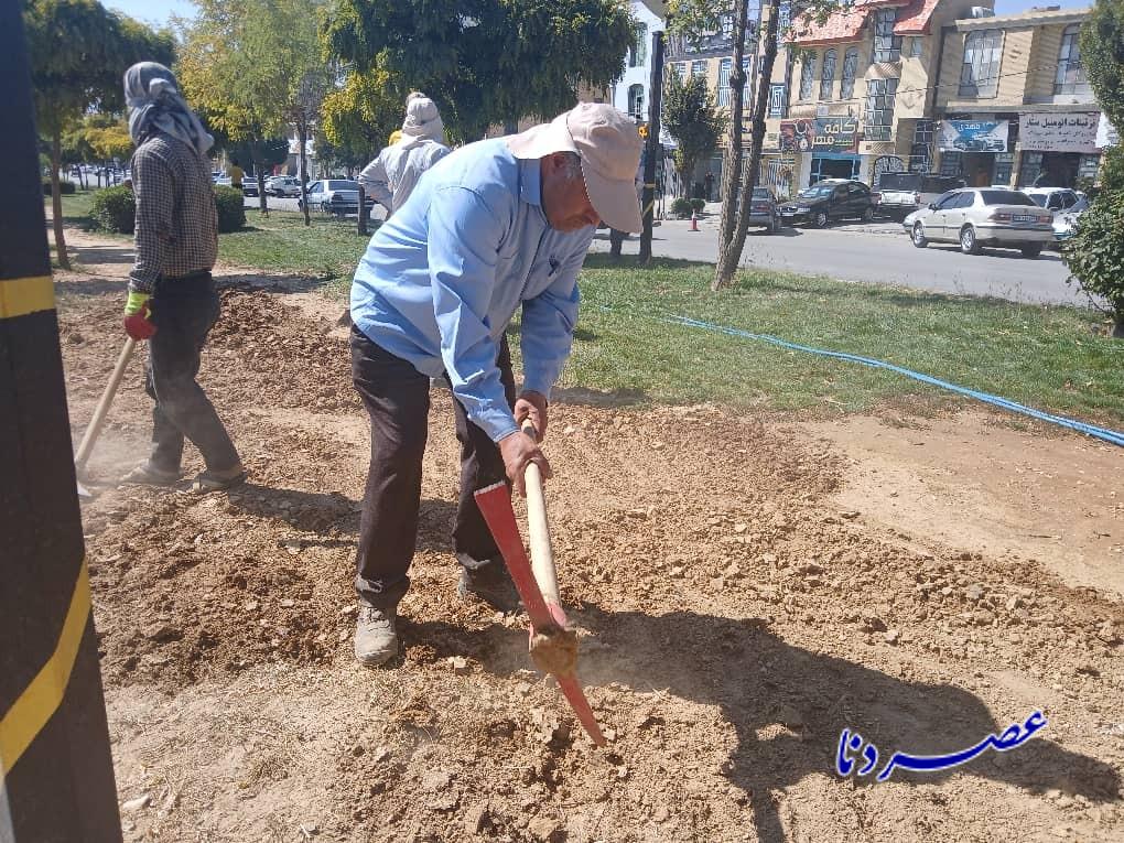 بلوار سردار سلیمانی یاسوج در مسیر سرسبزی و زیبا سازی شهری بلوار سردار سلیمانی یاسوج در مسیر سرسبزی و زیبا سازی شهری