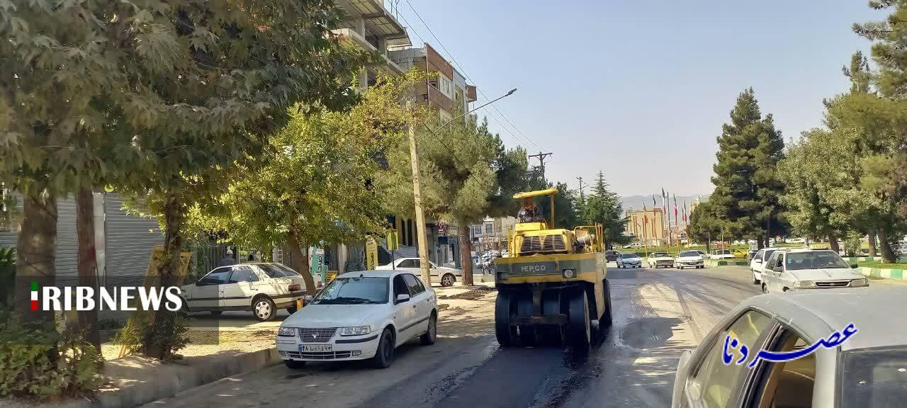 اجرای سه هزار متر مربع معابر شهر یاسوج