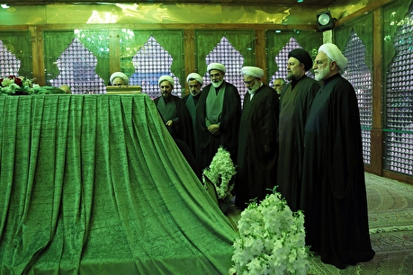 تجدید میثاق رئیس و مسئولان عالی دستگاه قضا با آرمانهای بنیانگذار کبیر انقلاب اسلامی