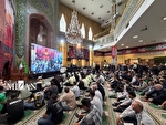 مراسم اولین سالگرد شهدای زندان اوین در مسجد صاحب‌الزمان (عج) برگزار شد
