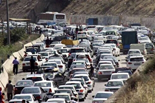 ترافیک سنگین در برخی از محور‌های شریانی کشور 