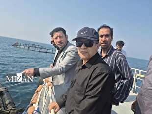 رئیس کل دادگستری استان بوشهر از مزارع پرورش ماهی در قفس در کنگان و دیر بازدید کرد