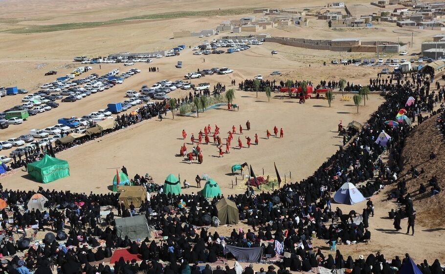 شبیه خوانان اردبیلی واقعه کربلا را به تصویر کشیدند