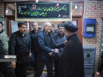 حضور رییس‌جمهور در آیین‌های عاشورایی تبریز