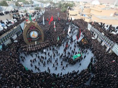 فیلم| آیین سنتی نخل‌برداری در تفت یزد