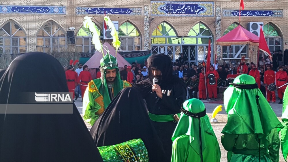بازآفرینی عاشورا در ریشهر: حماسه‌ای زنده در دل عزاداران