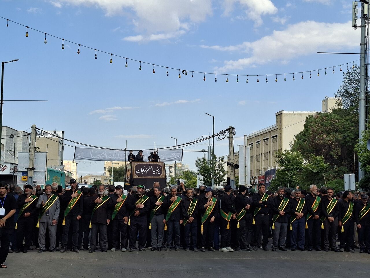 زنجان: عزاداران حسینی با حضرت زینب(س) تجدید بیعت کردند