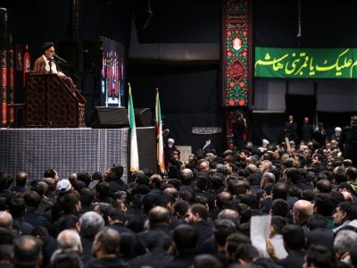 شبی پرشکوه در جوار مزار قائد شهید؛ عزاداری برای اباعبدالله الحسین در تهران