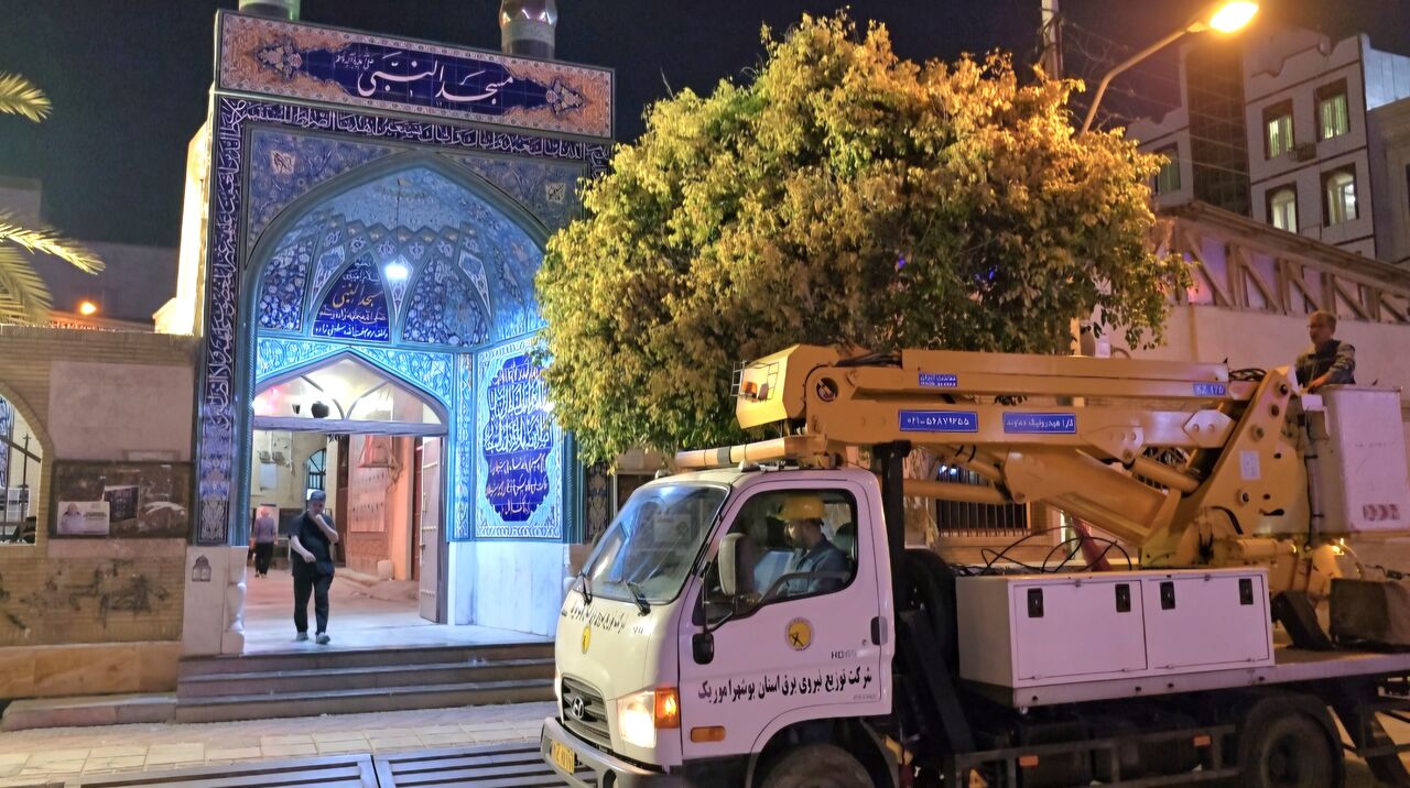 پایداری برق در بوشهر: میدان امام و سیمبانان در خدمت وطن