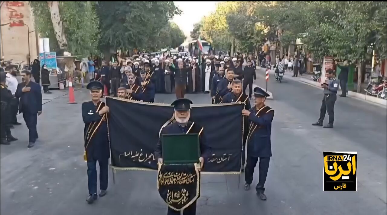 شیراز: قلب عاشقان حسینی در سوگ شهدای کربلا به تپش درآمد
