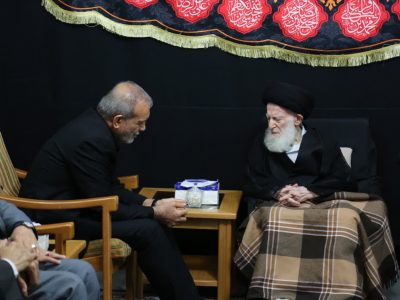 دیدار تاریخی رئیس‌جمهور با آیت‌الله شبیری زنجانی در قم