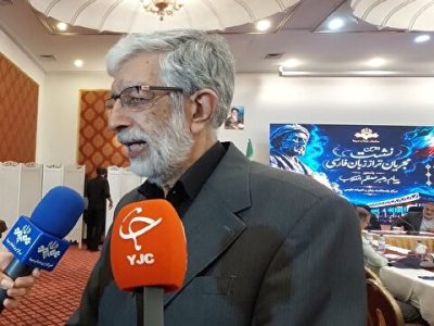 حداد عادل: یک مجری باید به فکر تسلط بیشتر بر زبان باشد + فیلم
