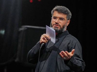 نوای عاشورایی میثم مطیعی در میدان ونک تهران