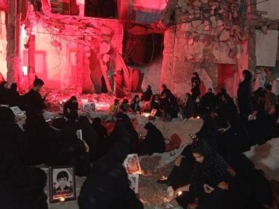 فیلم/ شام غریبان مینابی‌ها در جوار مقتل فرزند ایران