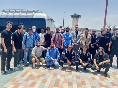 بازگشت ۲۲ خدمه ایرانی نفتکش توقیف شده از چنگال آمریکا
