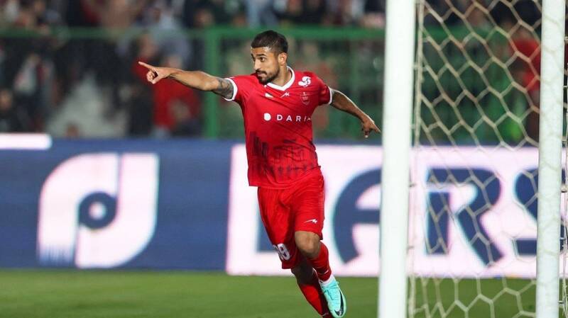 کاظمیان، گلزن طلایی پرسپولیس در دقیقه ۲۸!