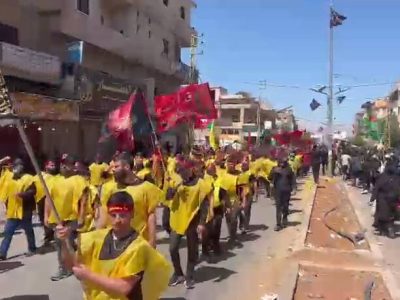 بعلبک در سوگ عاشورا: نمایش همدلی و عزاداری لبنانی‌ها