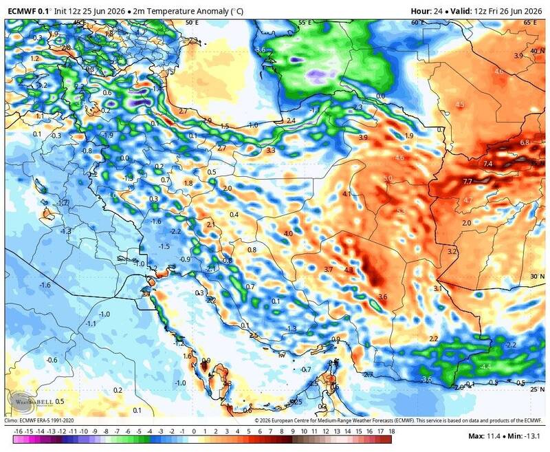 رگبارهای تابستانی در انتظار ۱۰ استان: باد و گردوخاک هم به میدان میآیند!