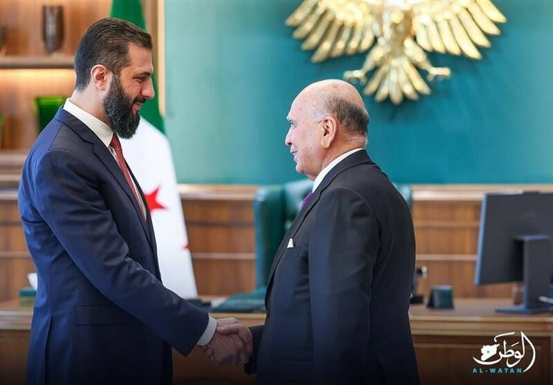 ملاقات دیپلماتیک: فواد حسین و جولانی در دمشق!