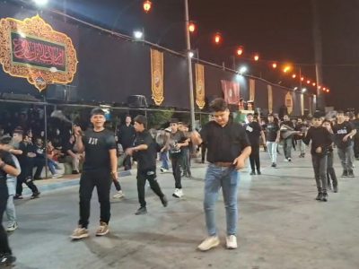 زنجیر زنی هیئات مذهبی بجنورد در شب دوم محرم