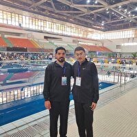 مدال نقره بر گردن شناگر آذربایجان‌ شرقی
