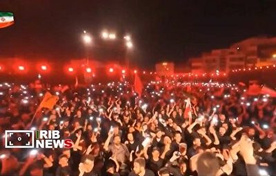 استمرار ایستادگی و میدان داری مردم در شب‌های محرم