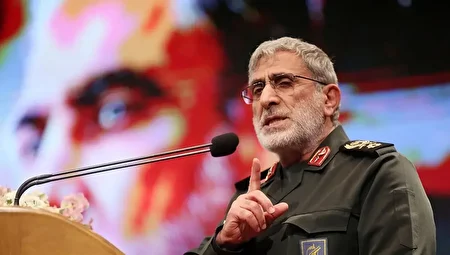 سردار قاآنی خطاب به صهیونیست‌ها: با لگد بیرونتان می‌کنیم