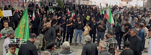عزاداری هفتمین شب محرم در هرمزگان