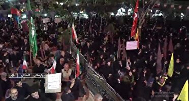 برگزاری ۱۱۳ اجتماع شبانه مردم بهارستان در فضای عاشورایی