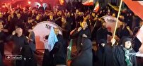 طنین اندوه و اراده در فیروزکوه؛ صدو سیزدهمین اجتماع شبانه مردم در پی شهادت رهبر انقلاب