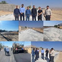 اجرای طرح توسعه معابر روستایی در شهرستان جویم